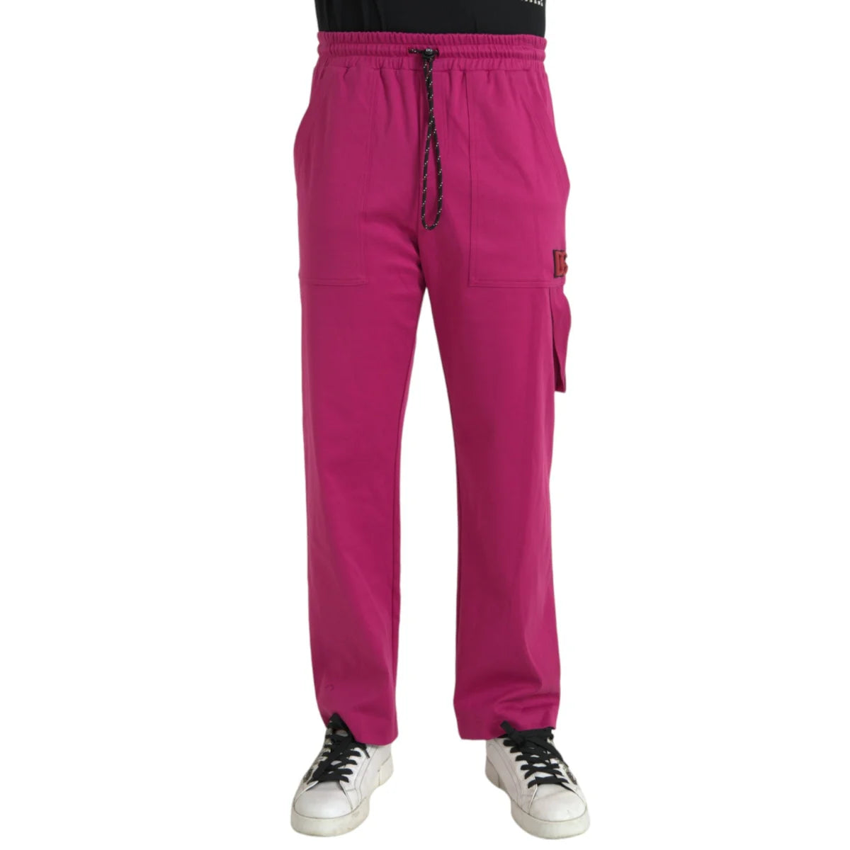 Luxury Dolce Gabbana Cotton Jogger Pants Authentic Style &