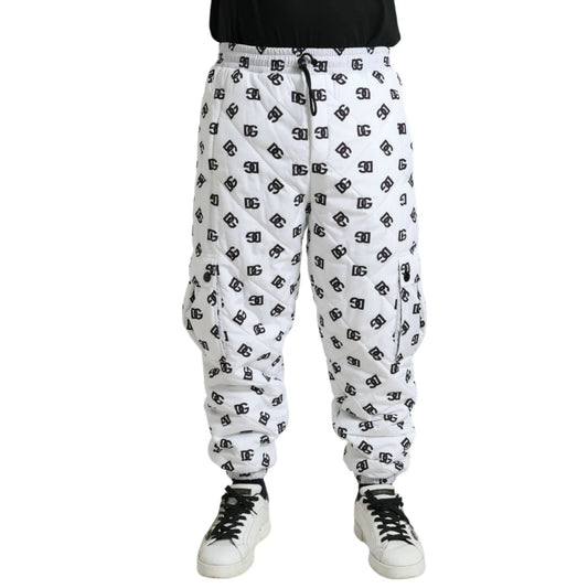 Luxury Unleashed Dolce Gabbana Jogger Pants DG Print All Over &