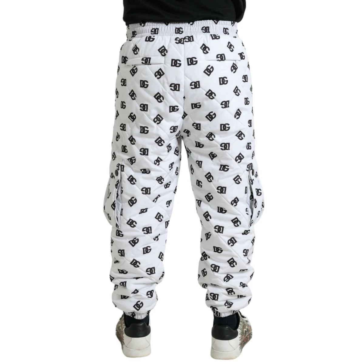 Luxury Unleashed Dolce Gabbana Jogger Pants DG Print All Over &