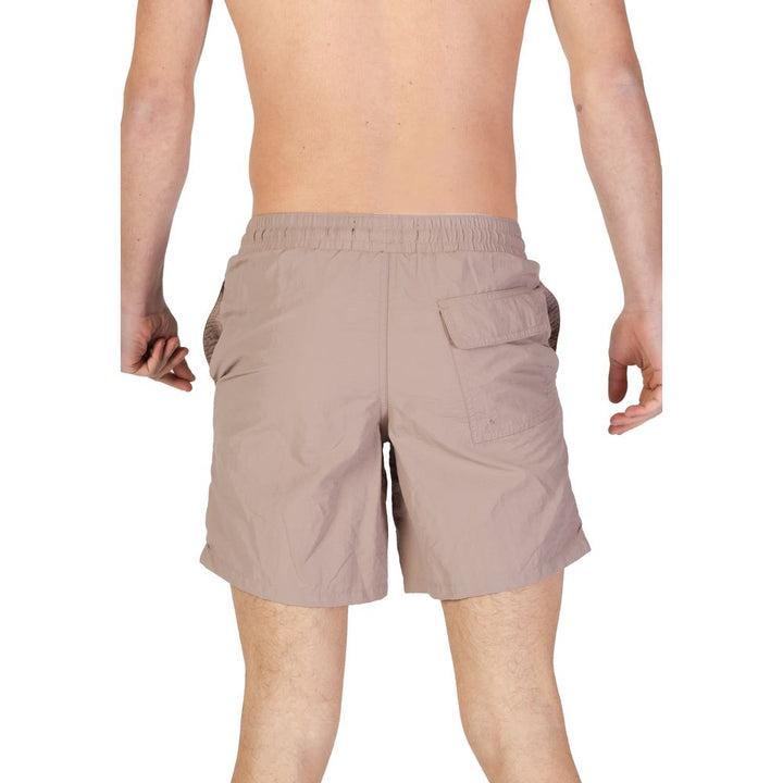 Lyle &amp; Scott Beige Nylon Swim Shorts