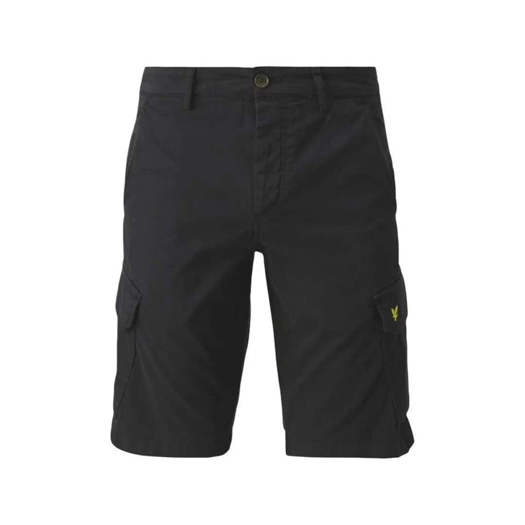 Lyle &amp; Scott Black Cotton Bermuda Shorts