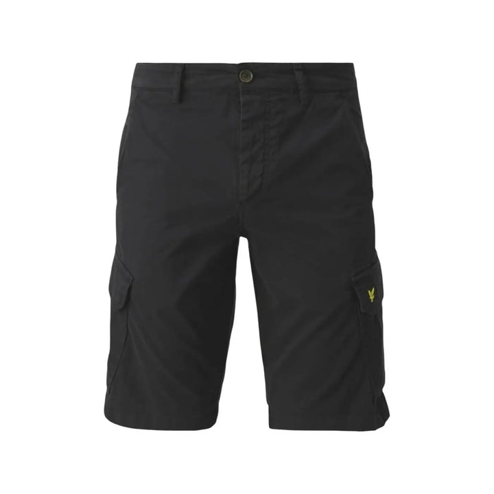 Lyle &amp; Scott Black Cotton Bermuda Shorts