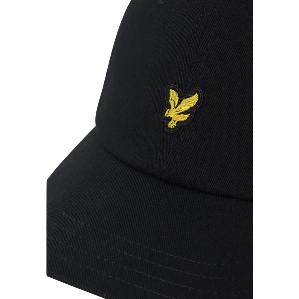 Lyle & Scott Black Cotton Cap (baseball Hat)