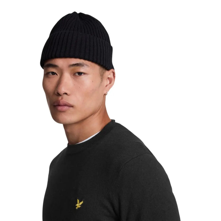 Lyle &amp; Scott Black Cotton Sweatshirt