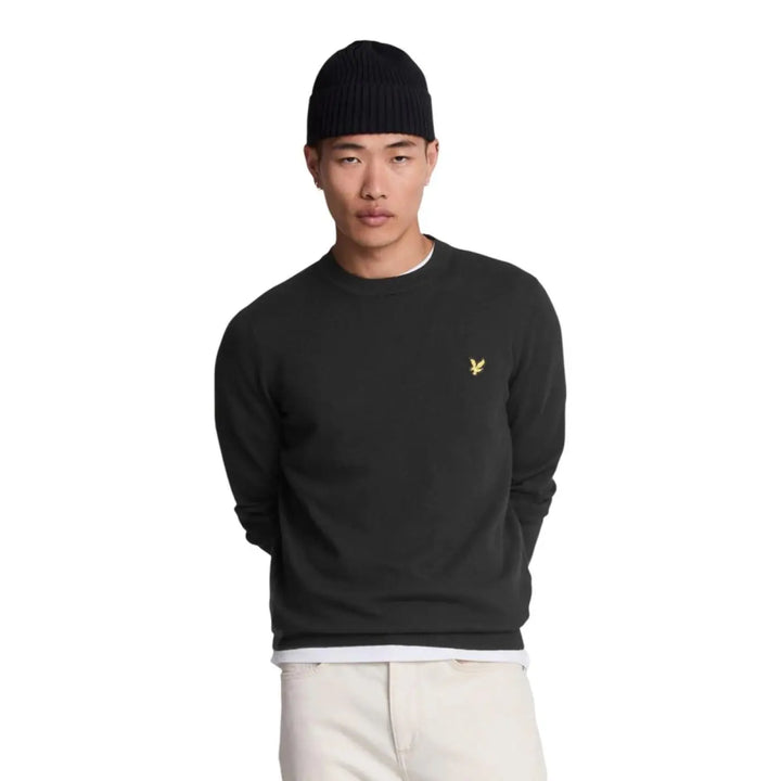 Lyle &amp; Scott Black Cotton Sweatshirt