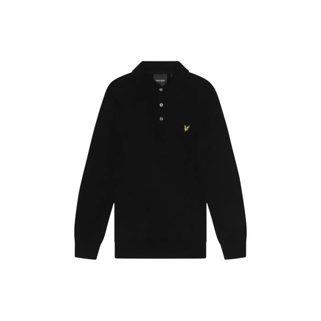 Lyle &amp; Scott Black Cotton Sweatshirt