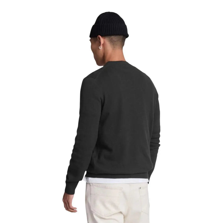 Lyle &amp; Scott Black Cotton Sweatshirt