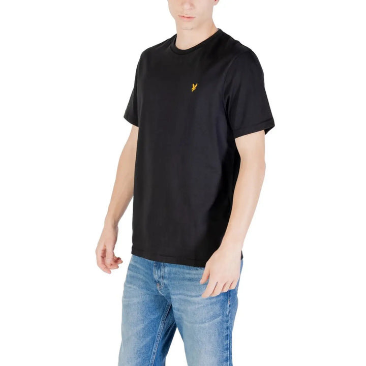 Lyle &amp; Scott Black Cotton T-Shirt