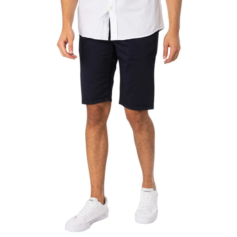 Lyle & Scott Blue Cotton Bermuda Shorts