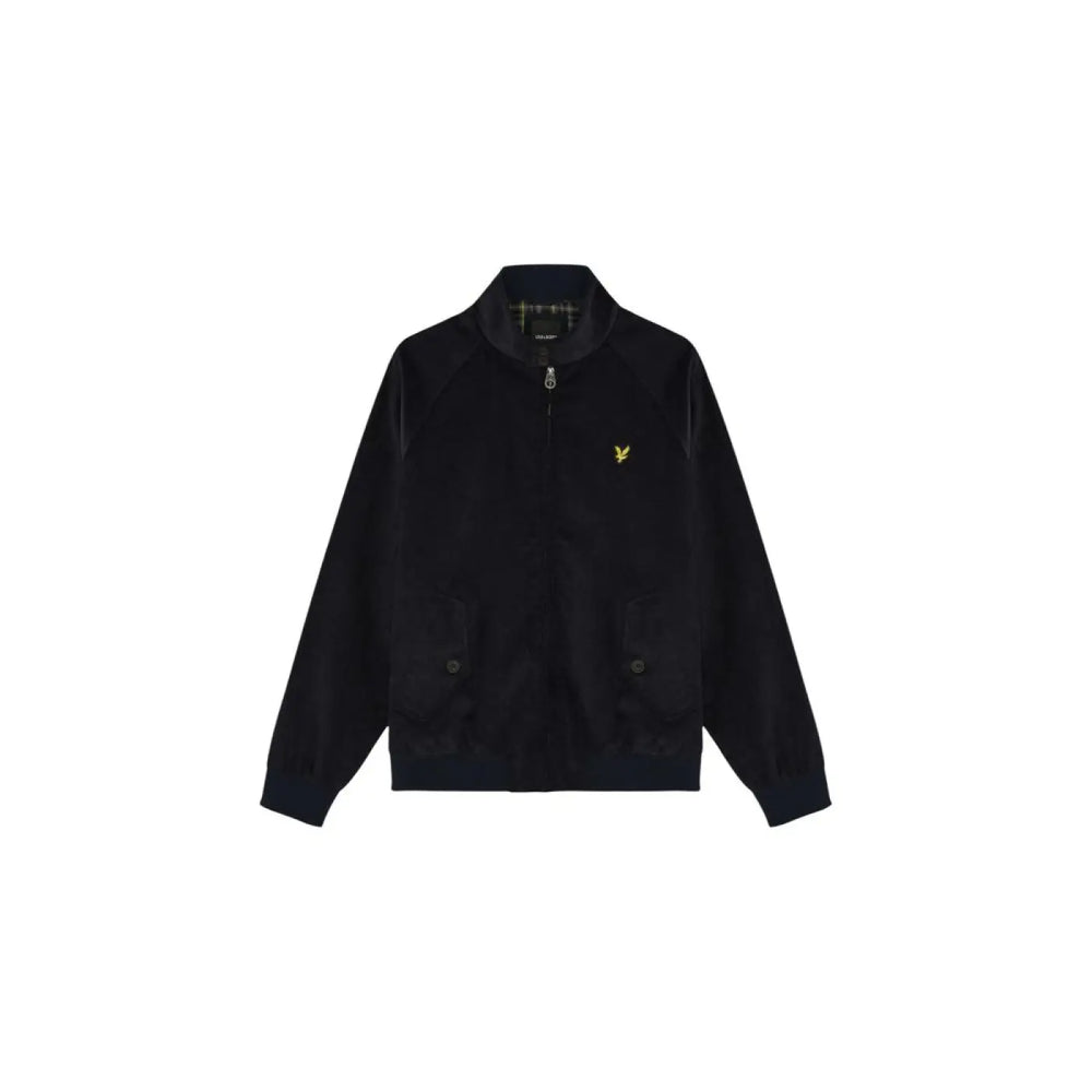 Lyle & Scott Blue Cotton Biker Jacket