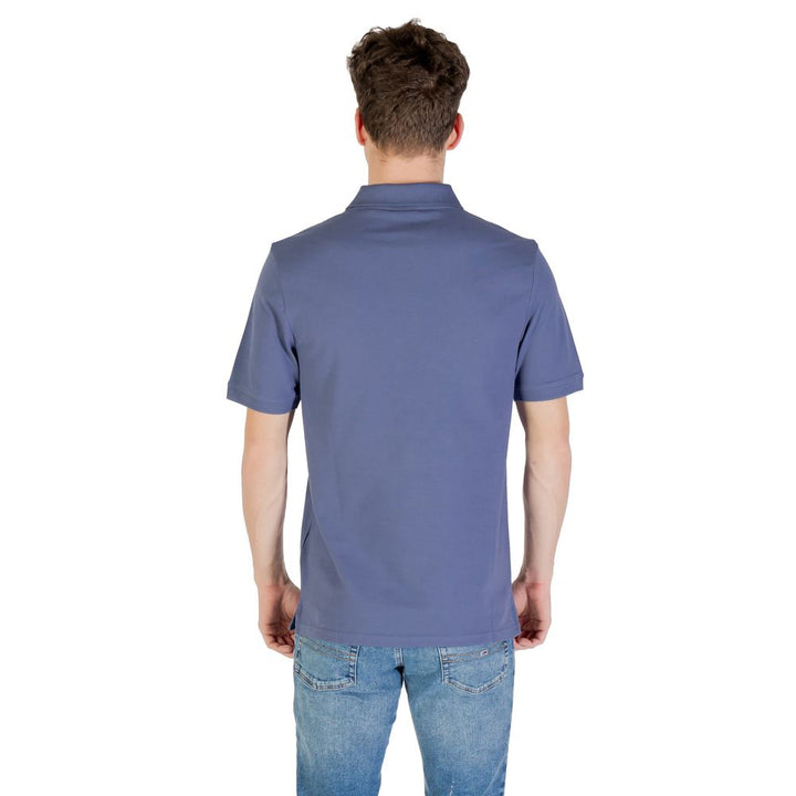 Lyle &amp; Scott Blue Cotton Polo Shirt