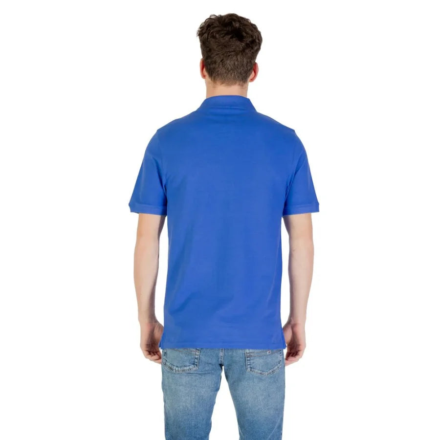 Lyle &amp; Scott Blue Cotton Polo Shirt