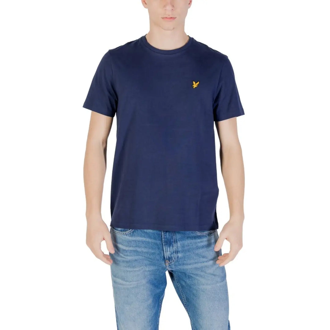 Lyle &amp; Scott Blue Cotton T-Shirt
