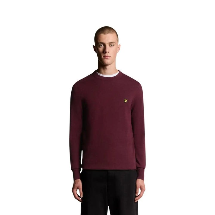 Lyle &amp; Scott Bordeaux Cotton Sweatshirt