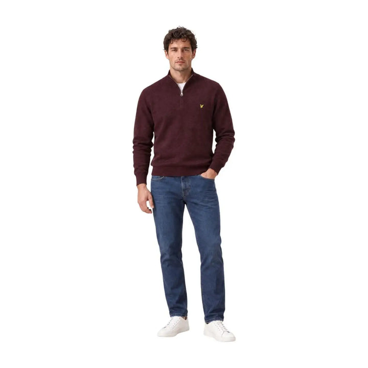 Lyle &amp; Scott Bordeaux Cotton Sweatshirt