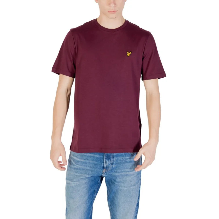Lyle & Scott Bordeaux Cotton T-Shirt