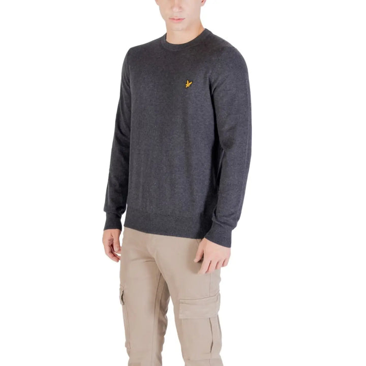 Lyle &amp; Scott Gray Cotton Sweatshirt