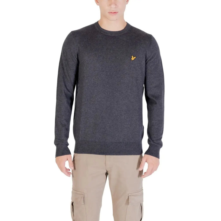 Lyle &amp; Scott Gray Cotton Sweatshirt