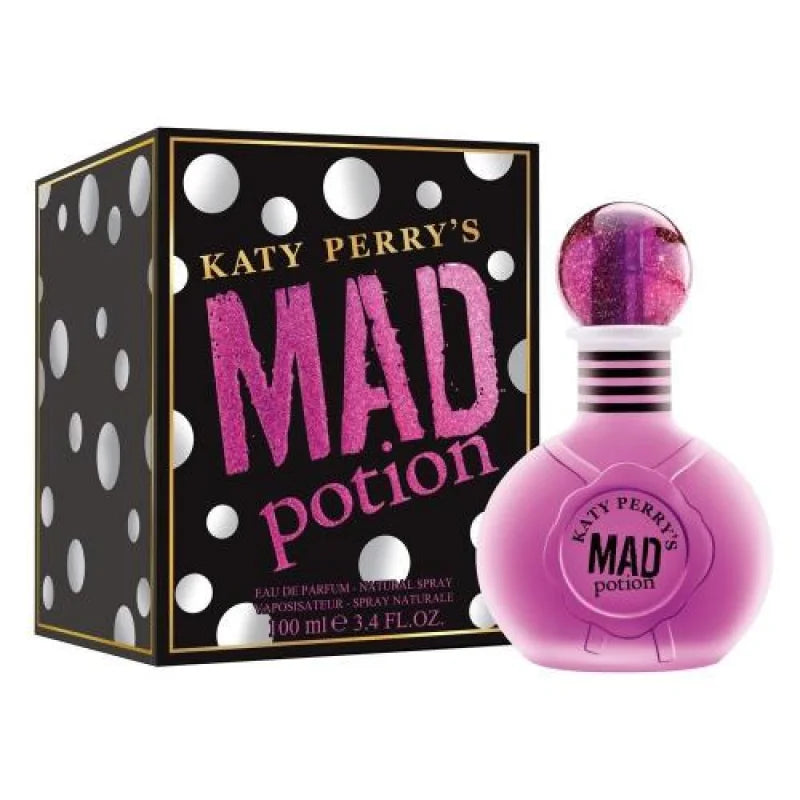 Mad Potion Eau Warm Sensual Fragrance of Apple Peony Vanilla Women’s Perfume Katy Perry