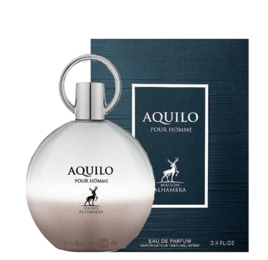 Maison Alhambra Aquilo Pour Homme Energizing Sea Breeze Men’s Cologne Lattafa