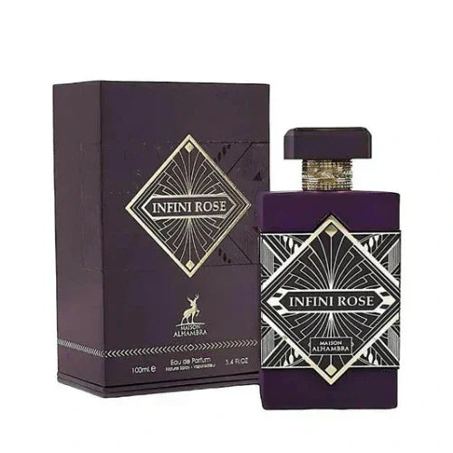 Maison Alhambra Infini Rose Eau De Parfum Sophisticated Floral Elegance Unisex Fragrance Lattafa