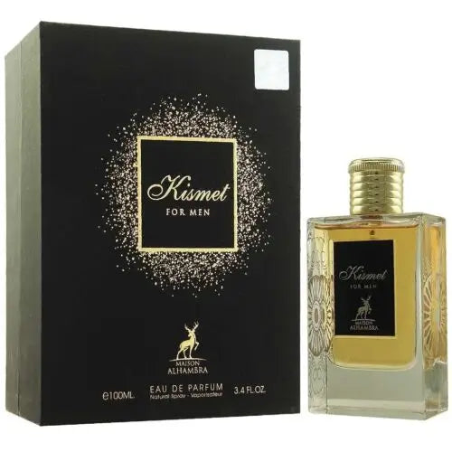 Enchanting Alhambra Kismet Eau: Dark Sweet and Woody Allure for Men Men’s Cologne Lattafa