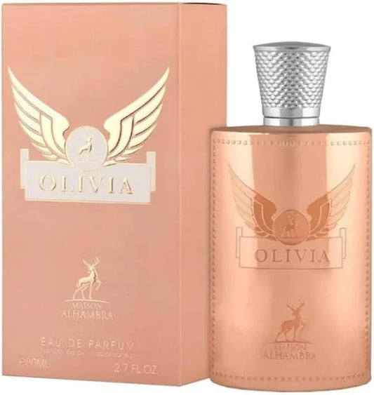 Maison Alhambra Olivia Captivating Floral Woody Musk Fragrance Women’s Perfume Lattafa