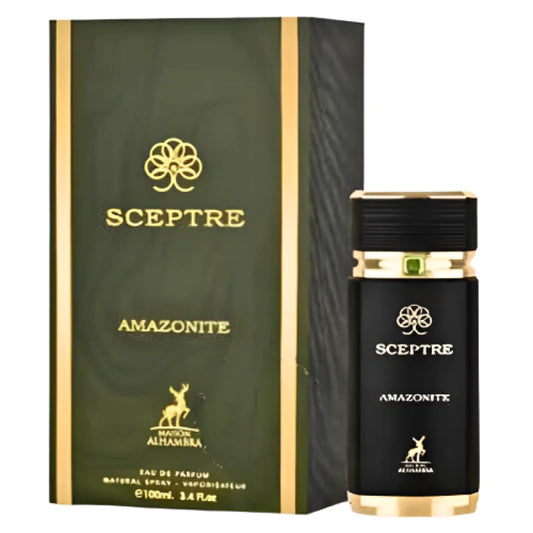 Alhambra Sceptre Amazonite Eau Sensual Woody Spicy Perfume Unisex Fragrance Lattafa