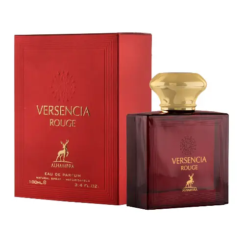 Experience the Allure of Maison Alhambra Versencia Rouge Eau Today! Men’s Cologne Lattafa