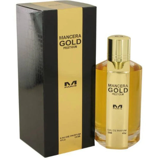Captivating Mancera Gold Prestigium Perfume with Orange Blossom Unisex Fragrance