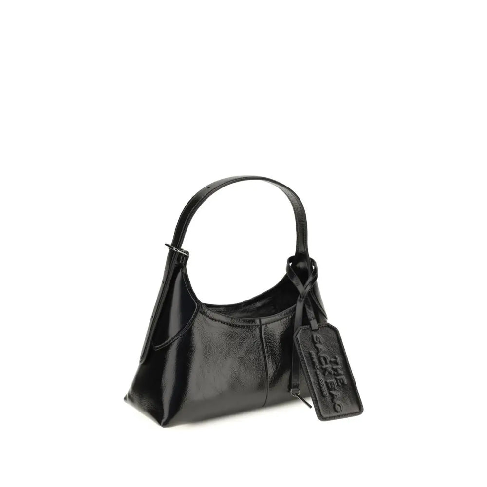Marc Jacobs Black Calf Leather Bos Taurus Shoulder Bag