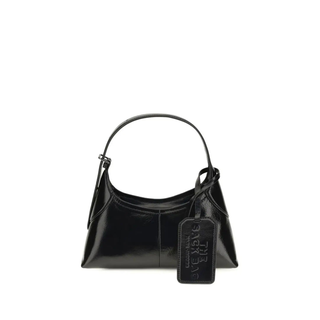 Marc Jacobs Black Calf Leather Bos Taurus Shoulder Bag