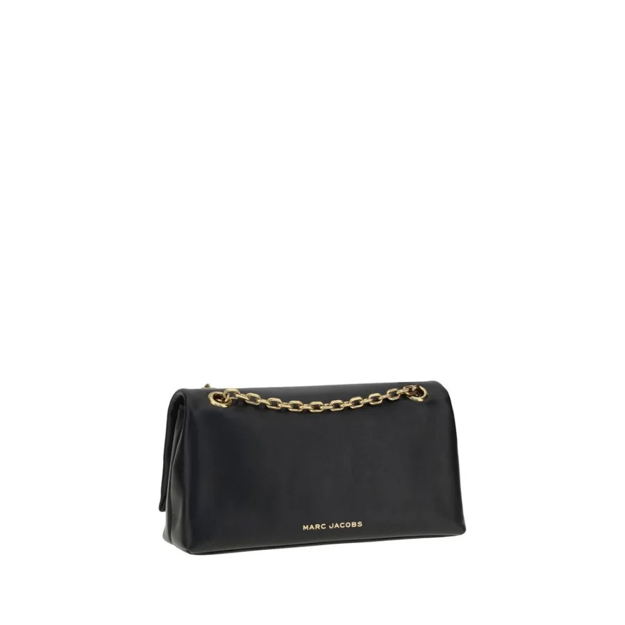 Marc Jacobs Black Calf Leather Bos Taurus Shoulder Bag