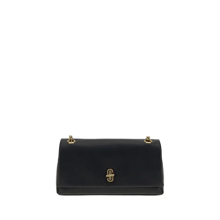 Marc Jacobs Black Calf Leather Bos Taurus Shoulder Bag