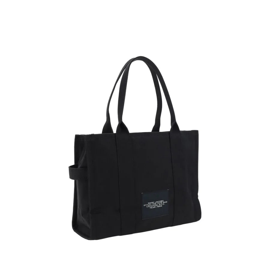 Marc Jacobs Black Cotton Shoulder Bag