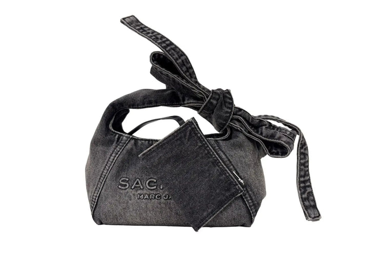 Marc Jacobs the Bow Denim Sack Bag Purse