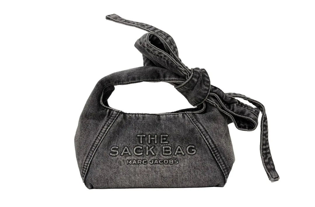 Marc Jacobs the Bow Denim Sack Bag Purse