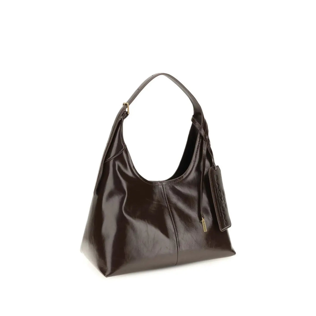 Marc Jacobs Brown Calf Leather Bos Taurus Shoulder Bag