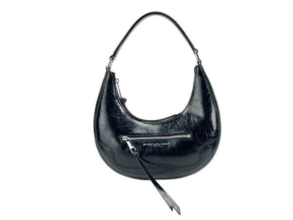 Marc Jacobs - Cruiser Small Crescent Crinkle Leather Bag