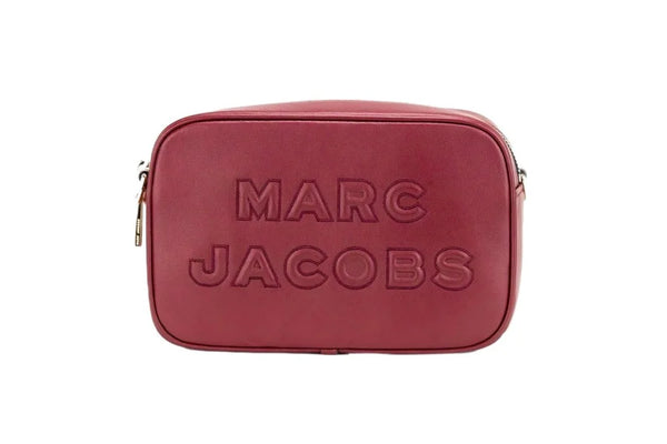 Marc Jacobs - Flash Pomegranate Smooth Leather Embossed Camera Crossbody Bag Purse