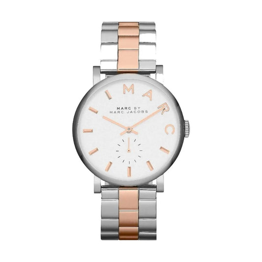 Marc Jacobs Gray Stainless Steel Dress Watch