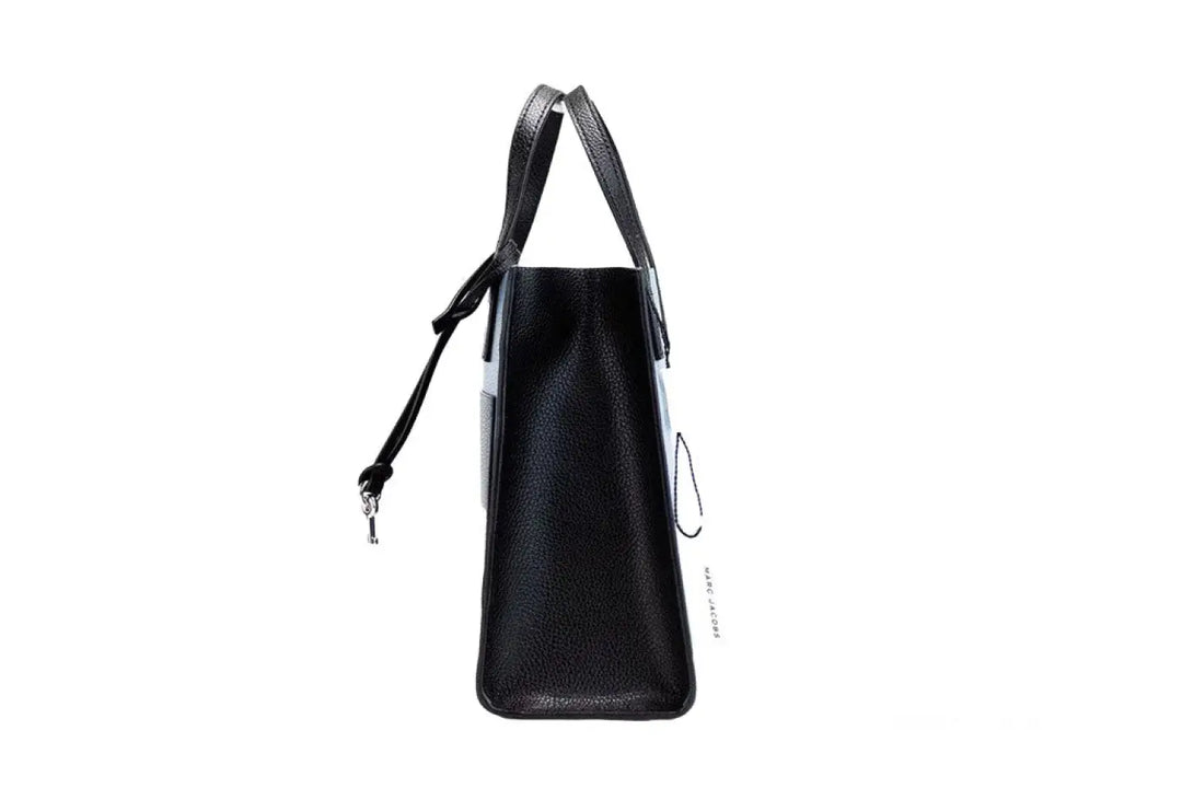 Marc Jacobs Grind Mini Blue Heaven Colorblock Leather Tote Crossbody Bag Purse