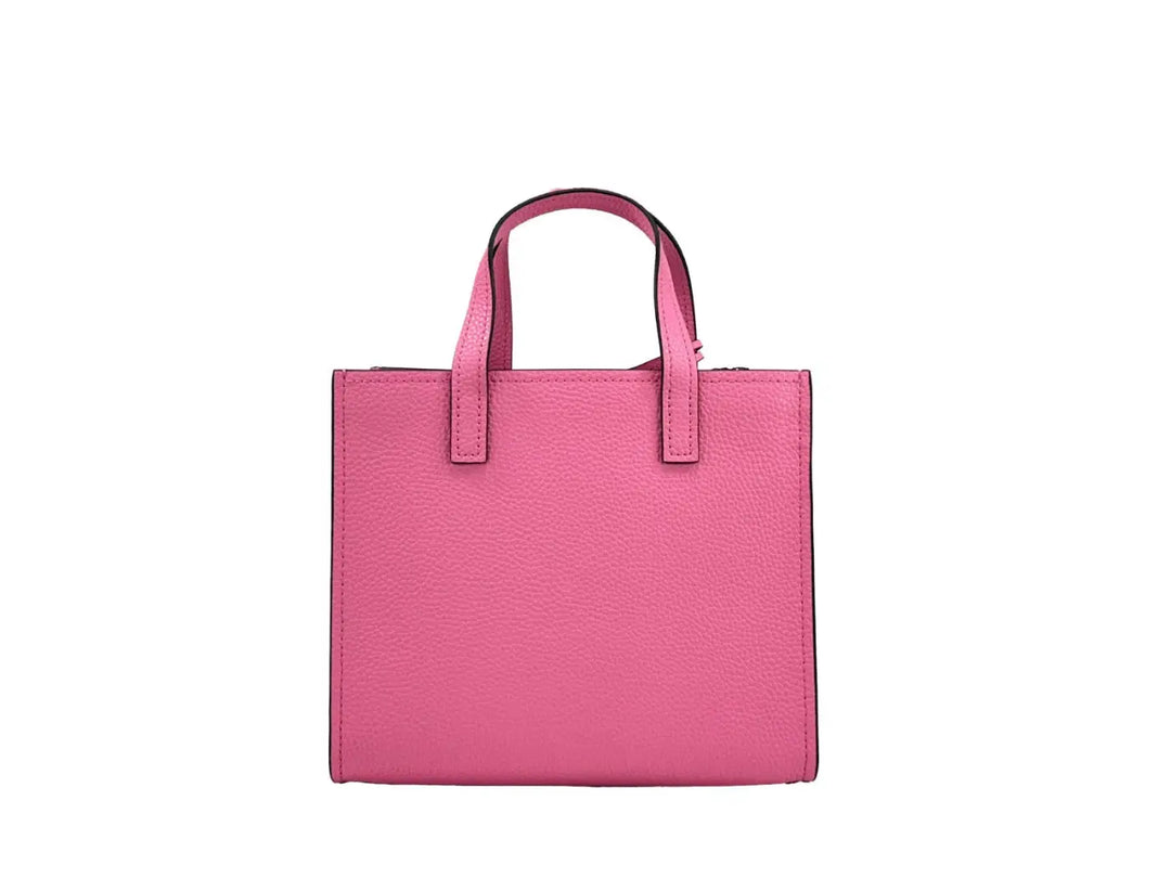 Marc Jacobs Mini Grind Pink Leather Crossbody Bag Purse