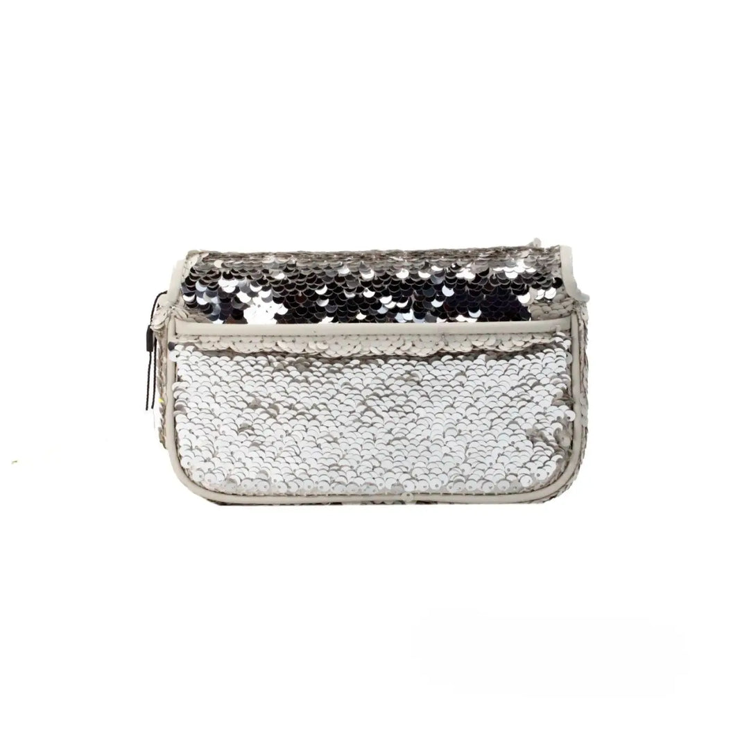 Marc Jacobs the Mini j Shoulder Bag Cream Sequined Crossbody
