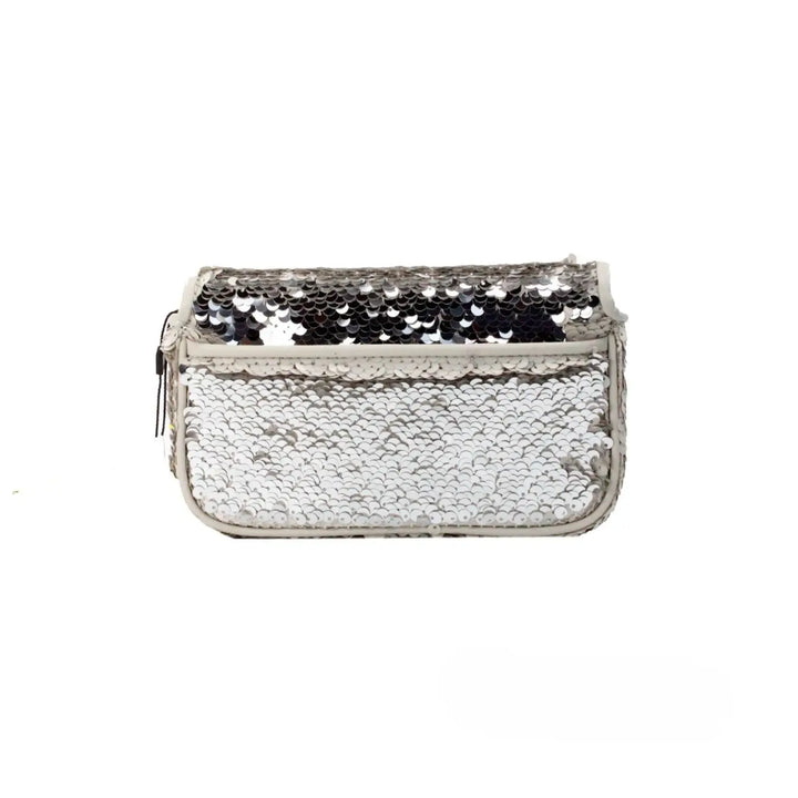 Marc Jacobs the Mini j Shoulder Bag Cream Sequined Crossbody