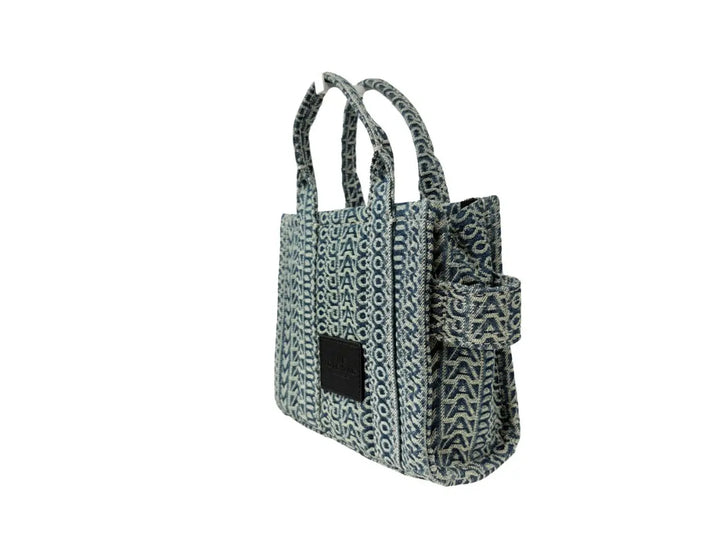 Marc Jacobs the Monogram Mini Tote Canvas Crossbody Bag