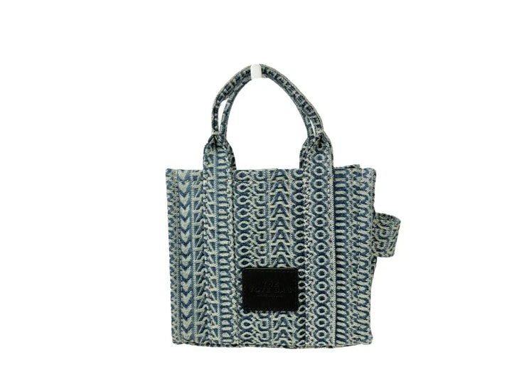 Marc Jacobs the Monogram Mini Tote Canvas Crossbody Bag