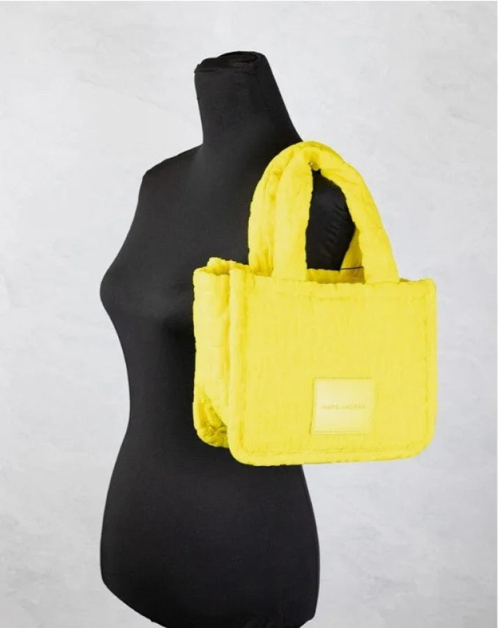 Marc Jacobs - The Monogram Terry Tote Small Golden Kiwi Shoulder Bag Purse