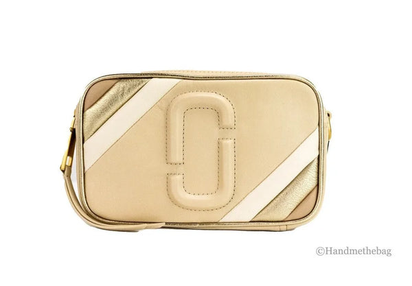 Marc Jacobs - The Moto Shot 21 Curds Leather Camera Crossbody Purse Bag
