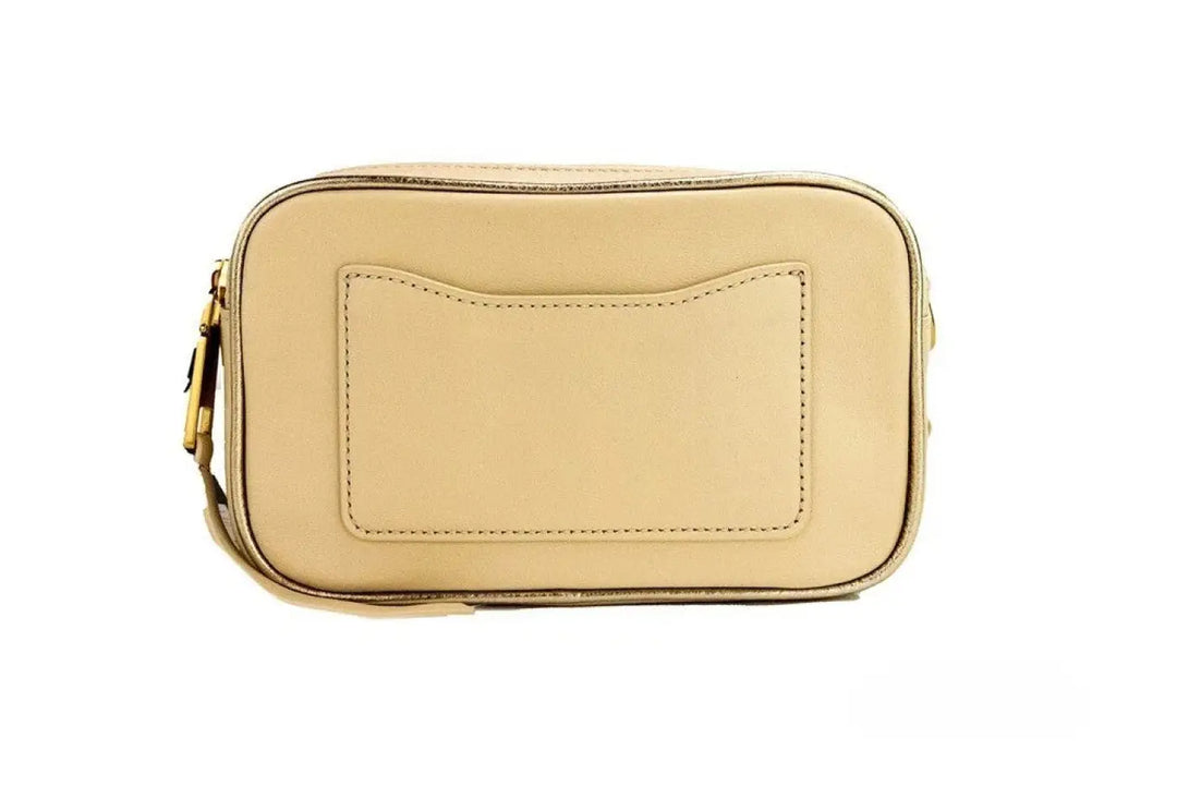 Marc Jacobs the Moto Shot 21 Curds Leather Camera Crossbody Purse Bag